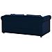 Divano Letto A 3 Posti In Velluto Blu Chesterfield - Foto miniatura 10