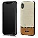 Pelle Iphone X / Xs Hull Pu Impiombato Oro Lucido - Foto miniatura 1