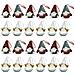 Set 12-24 Pezzi Addobbi Decorazione Albero Natale Gnomo Elfo E Fatine 10 Cm 24 Pezzi Gnomi-fatine - Foto miniatura 1