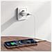 Caricabatterie Usb-c Pd20w Con Cavo Type-c To Lightning - White - Foto miniatura 2