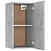 Mobile Porta TV Grigio Cemento 30,5x30x60 cm Legno Multistrato - Foto miniatura 5