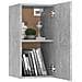 Mobile Porta TV Grigio Cemento 30,5x30x60 cm Legno Multistrato - Foto miniatura 6