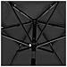Ombrellone a 3 Livelli con Palo in Alluminio Antracite 2,5 m - Foto miniatura 3