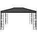 Gazebo con Stringa di Luci LED 3x4 m Antracite - Foto miniatura 6
