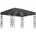 Gazebo con Stringa di Luci LED 3x4 m Antracite - Foto miniatura 1