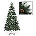 Albero di Natale Artificiale con LED e Set Palline 210 cm - Foto miniatura 3