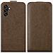 Custodia Compatibile Con Samsung Galaxy A13 5g In Bruno Caffè - Coperchio Protettivo In Design Flip Con Chiusura Magnetica - Foto miniatura 7