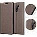 Custodia Compatibile Con Xiaomi Redmi 9 In Bruno Caffè - Coperchio Protettiva Con Chiusura Magnetica, Funzione Stand E Tasca Per Le Carte - Foto miniatura 6