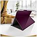 Custodia Universale Tablet 10 Pollici Similpelle Funzione Supporto Prugna - Foto miniatura 4