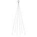 Albero di Natale Pennone Bianco Caldo 108 LED 180 cm - Foto miniatura 8