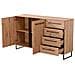 Dodo - Credenza Con 2 Ante E 4 Cassetti Colore Rovere - Foto miniatura 3