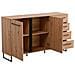 Dodo - Credenza Con 2 Ante E 4 Cassetti Colore Rovere - Foto miniatura 4