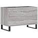 Mobile Porta Dischi Grigio Sonoma 74,5x38x48 Legno Multistrato - Foto miniatura 5