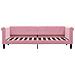 Letto Da Giorno Rosa 80x200 Cm In Velluto - Foto miniatura 2