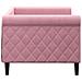 Letto Da Giorno Rosa 80x200 Cm In Velluto - Foto miniatura 3