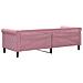 Letto Da Giorno Rosa 80x200 Cm In Velluto - Foto miniatura 4