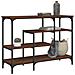 Tavolino Consolle Con Ripiani Rovere Marrone 100x35x75 Cm - Foto miniatura 1