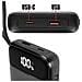 Powerbank Magsafe 15w 10000mah Con Cavi Lightning / Usb-c Integrati Pd 20w, Nero - Foto miniatura 2