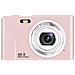 Fotocamera Digitale Da 48 Mp, Fhd 1080p, Zoom 16x, Scheda Di Memoria Da 32 Gb Pink - Foto miniatura 2