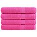 Asciugamani SOLUND 4 pz Rosa 100x200 cm 600 g /m² - Foto miniatura 1