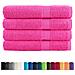 Asciugamani SOLUND 4 pz Rosa 100x200 cm 600 g /m² - Foto miniatura 2