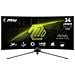 Monitor 34" LED VA Curvo Gaming MAG 345CQRDE Ultra Wide Dual Quad HD 3440 x 1440 Pixel Tempo di Risposta 1 ms Frequenza di Aggiornamento 180 (Hz) - Foto miniatura 1