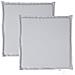 Imbottitura Per Seduta Giardino 2pz Grigio Chiaro 45x45x2 Cm - Foto miniatura 2
