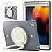 Custodia Per Ipad 9.7"" 2017/2018 Con Supporto E Tracolla Grigia - Protezione E Stile! - Foto miniatura 3