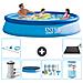 Piscina Fuori Terra - In Giro - 366x76 Cm - Blu - Include Accessori Coordinati A994 - Foto miniatura 1