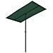 Ombrellone Da Esterni Con Palo In Alluminio 180x110cm Verde - Foto miniatura 1