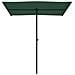 Ombrellone Da Esterni Con Palo In Alluminio 180x110cm Verde - Foto miniatura 3