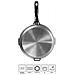 Padella Alta 24 Cm, Con Coperchio In Vetro Con Colino Integrato, Adatta A Induzione - Foto miniatura 2