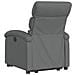Poltrona Alzapersona Reclinabile Elettrica Grigio Scuro Tessuto - Foto miniatura 4