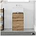 Mobile Lavabo Rovere Artigianale 40x37x59 cm Legno ingegnerizzato - Foto miniatura 2