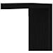 Mobile sospeso in rovere nero 76x15x53 cm realizzato in legno ingegnerizzato - Foto miniatura 8