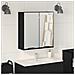Mobile da bagno  - Rovere Nero, 64x20x66.5 cm, Realizzato in legno ingegnerizzato - Foto miniatura 2