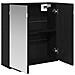 Mobile da bagno  - Rovere Nero, 64x20x66.5 cm, Realizzato in legno ingegnerizzato - Foto miniatura 5