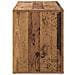 Scarpiera Legno vecchio 75 x 35 x 45 cm Legno multistrato - Foto miniatura 6