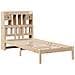 Letto Libreria senza Materasso 90x190 cm Legno Massello Pino - Foto miniatura 3