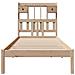 Letto Libreria senza Materasso 90x190 cm Legno Massello Pino - Foto miniatura 4