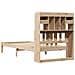 Letto Libreria senza Materasso 90x190 cm Legno Massello Pino - Foto miniatura 6