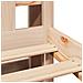 Letto Libreria senza Materasso 90x190 cm Legno Massello Pino - Foto miniatura 9