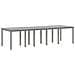 Set da Pranzo per Giardino 11 pcs Grigio chiaro e Antracite - Foto miniatura 4