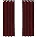 Tende con tende 2 pcs Rosso vino 140 x 245 cm Velluto - Foto miniatura 1