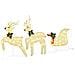 Renne LED 3 pcs Bianco caldo Tessuto - Foto miniatura 1