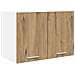 Armadio pensile Riga Rovere Artigiano e Bianco 60 x 31 x 40 cm - Foto miniatura 1