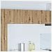 Armadio pensile Riga Rovere Artigiano e Bianco 60 x 31 x 40 cm - Foto miniatura 2