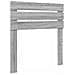 Testiera con testiera Grigio Sonoma 80 cm Legno multistrato - Foto miniatura 1