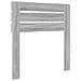 Testiera con testiera Grigio Sonoma 80 cm Legno multistrato - Foto miniatura 6
