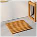 Tappeto da bagno Tinta unita Marrone 100 x 53 cm legno - Foto miniatura 2